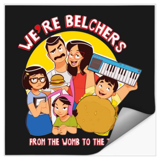 Belcher Family  : Bobs Burgers Family Shirt, Bobs Burgers Vintage Stickers