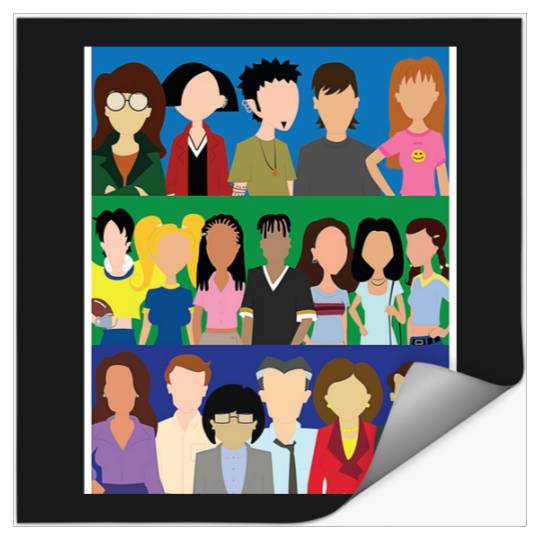 Daria  3: Bobs Burgers Family Shirt, Bobs Burgers Vintage Stickers