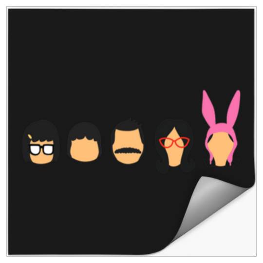 The Belchers 3    : Bobs Burgers Family Shirt, Bobs Burgers Vintage Stickers