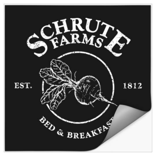 Schrute Farms  : Bobs Burgers Family Shirt, Bobs Burgers Vintage Stickers