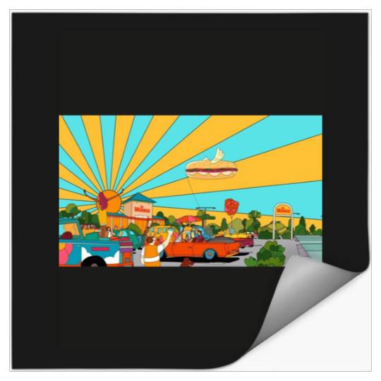 Philly Gas Station  : Bobs Burgers Family Shirt, Bobs Burgers Vintage Stickers