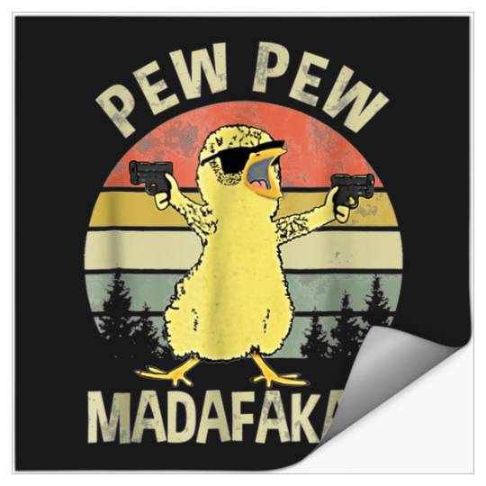 Chicks Pew Pew Madafakas Funny Vintage Chick chicken Lover farm farming farmer shirt gift women men gift  : Bobs Burgers Family Shirt, Bobs Burgers Vintage Stickers