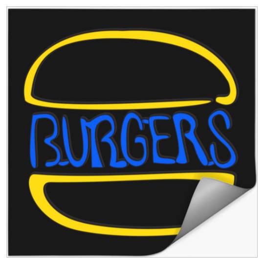 Burger Sign  : Bobs Burgers Family Shirt, Bobs Burgers Vintage Stickers