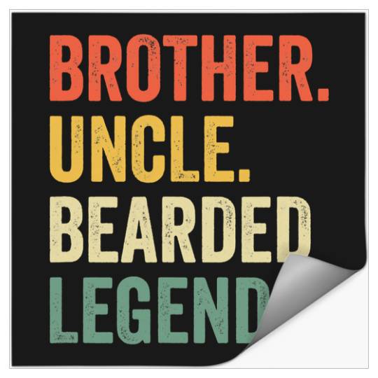 Brother Uncle Beard Legend Funny Mens  : Bobs Burgers Family Shirt, Bobs Burgers Vintage Stickers