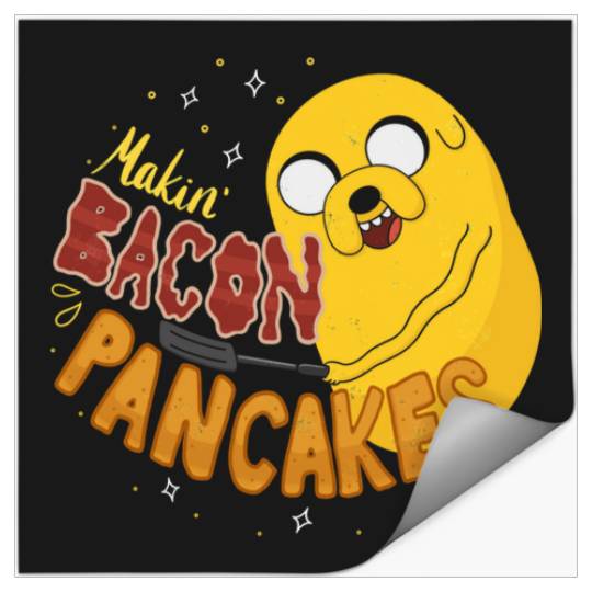 Makin Bacon Pancakes - Jake The Dog  : Bobs Burgers Family Shirt, Bobs Burgers Vintage Stickers