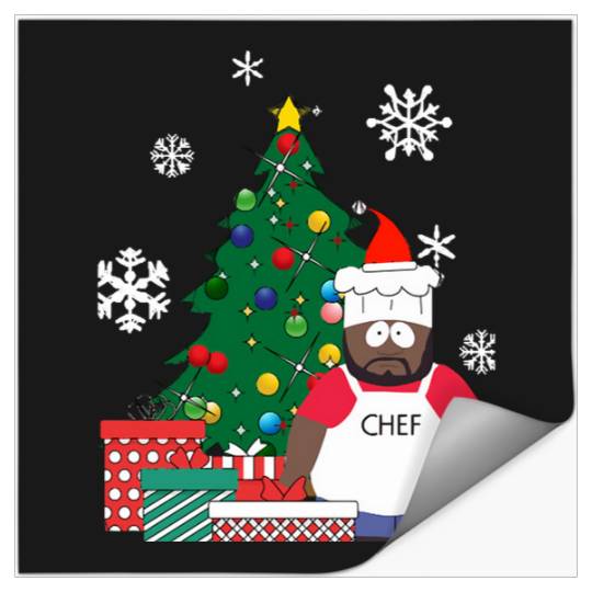 Chef Around The Christmas Tree South Park  : Bobs Burgers Family Shirt, Bobs Burgers Vintage Stickers