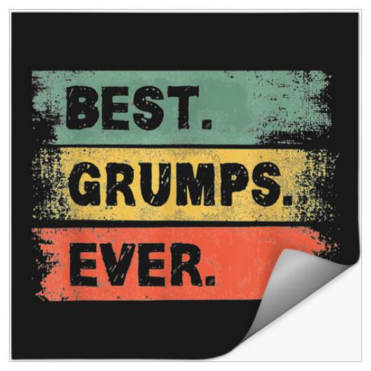 Vintage Grandpa Best Grumps Ever Fathers Day Gift  : Bobs Burgers Family Shirt, Bobs Burgers Vintage Stickers