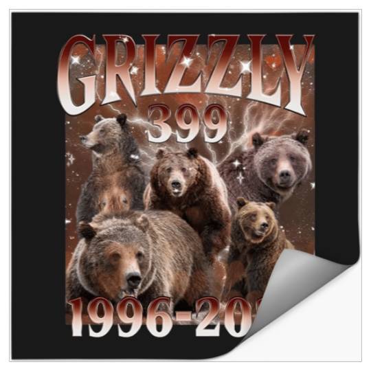 Grizzly 399 1996-2024 Vintage Bootleg Styles  1: Bobs Burgers Family Shirt, Bobs Burgers Vintage Stickers