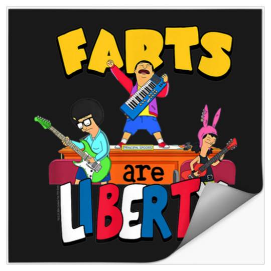 Bobbs Burgerszz Farts Are Liberty  1: Bobs Burgers Family Shirt, Bobs Burgers Vintage Stickers