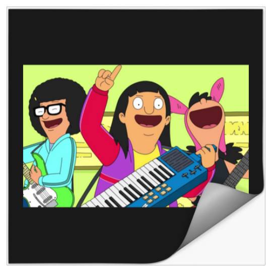 Bobs Burgers Boy Band  : Bobs Burgers Family Shirt, Bobs Burgers Vintage Stickers