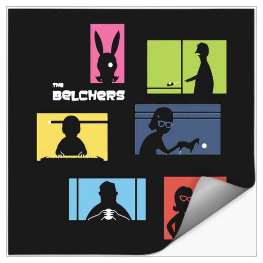 Music Kids Thin Lizzythin Lizzy Bad Reputation Movie  : Bobs Burgers Family Shirt, Bobs Burgers Vintage Stickers