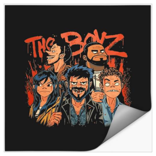 The Boys - Gorilaz  : Bobs Burgers Family Shirt, Bobs Burgers Vintage Stickers