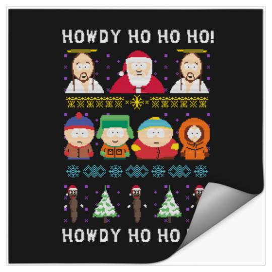 Howdy Ho Ho Ho  : Bobs Burgers Family Shirt, Bobs Burgers Vintage Stickers