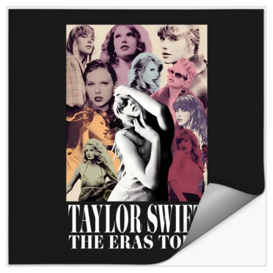 concert eras tour white font dsgn Stickers