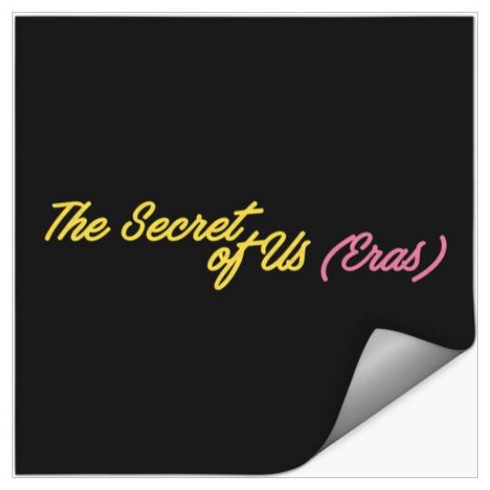 the secret of us gracie ab eras tour merch Stickers