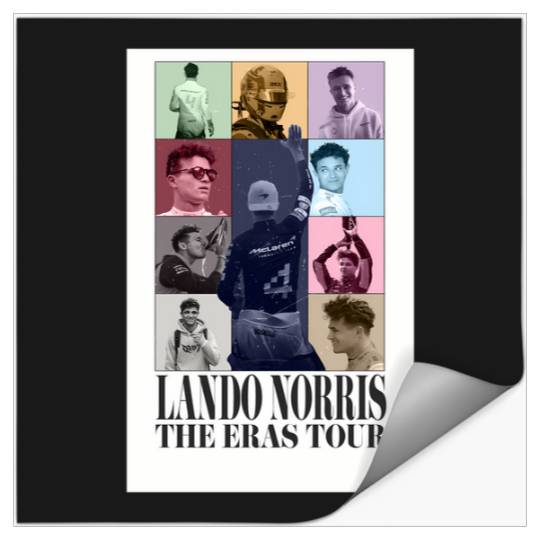 Lando Norris Eras Tour 1359 Stickers