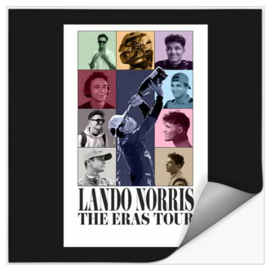 Lando Norris Eras Tour 1441 Stickers