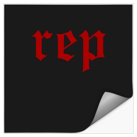 Discover Rep Red Reputation Taylor Stickers
