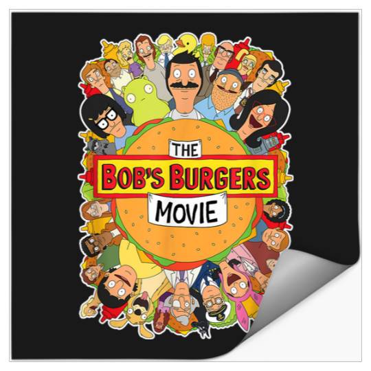 The Bobs Burgers Movie Poster Stickers