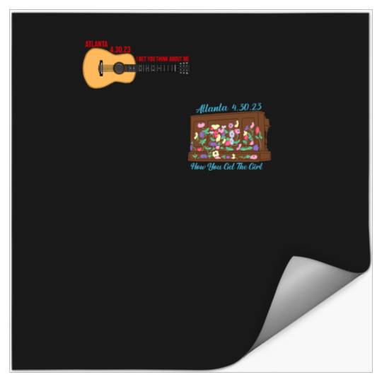 Atlanta N3 Eras Tour Surprise Songs Pack Stickers