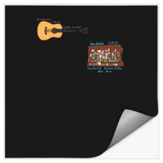 Discover Stockholm N2 Eras Tour Surprise Songs Pack Stickers