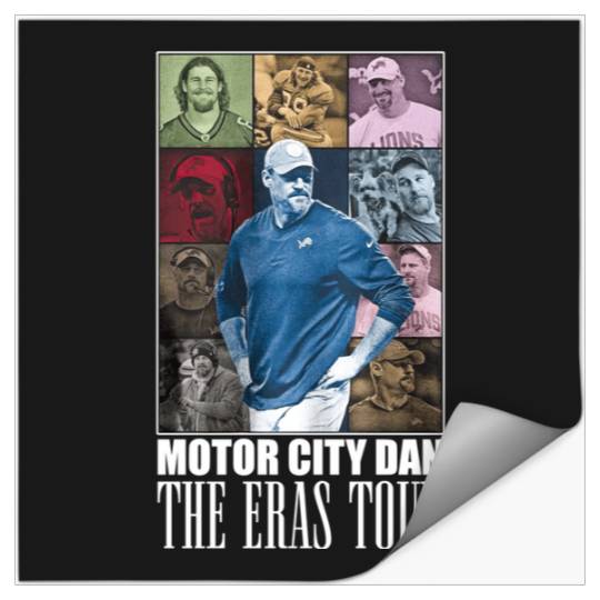 Dan Campbell Eras Tour Stickers