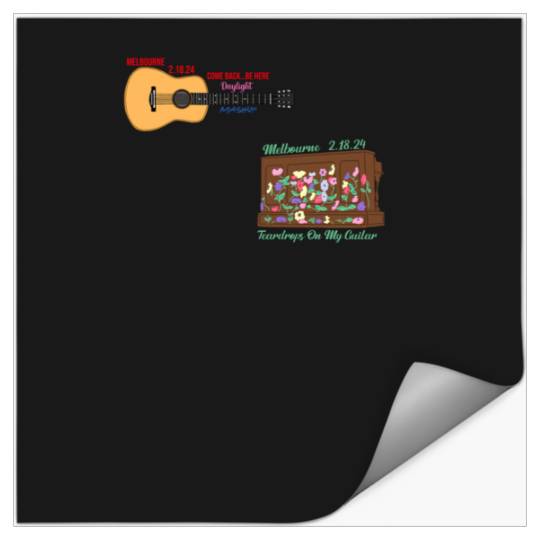 Melbourne N3 Eras Tour Surprise Songs Pack Stickers