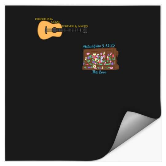 Philadelphia N2 Eras Tour Surprise Songs Pack Stickers