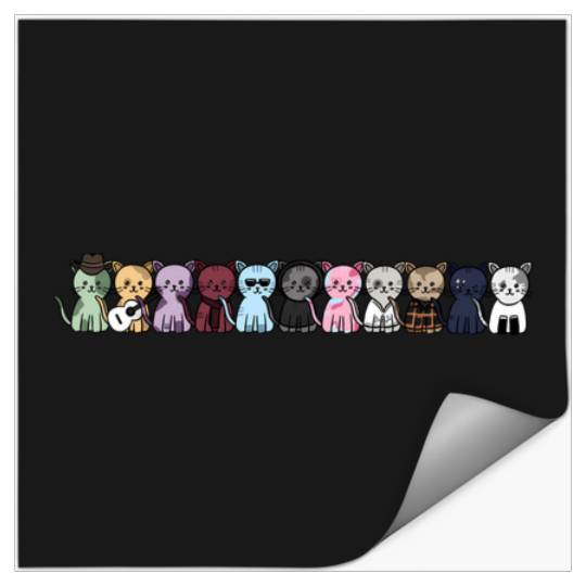 Discover Taylor Cat Eras (1) Stickers