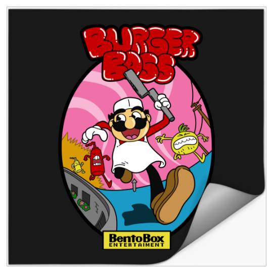 Bobs Burgers Wall ArtBurger Boss Posters and Art_by WayBack_ Stickers