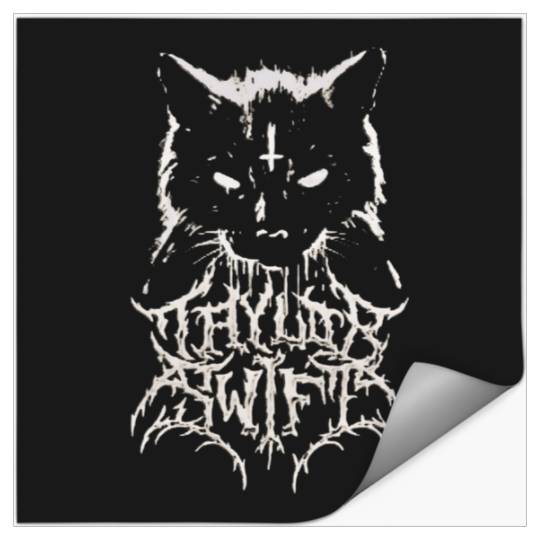 Discover Taylor is purr evil Stickers