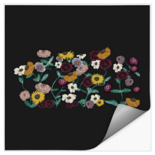Discover Eras Tour Surprise Song Piano Inspired Floral Print (1) Stickers