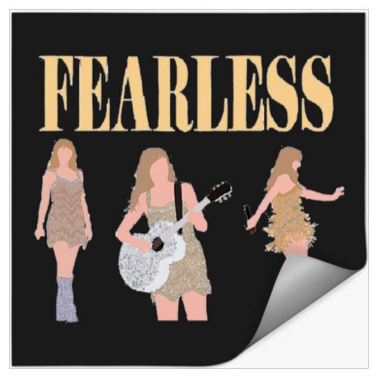 Discover Taylor eras tour fearless art Stickers