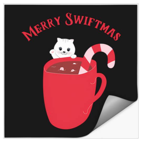 Discover Merry-Swiftmas---Taylor-Swift-ChristmasT-Shirt Stickers