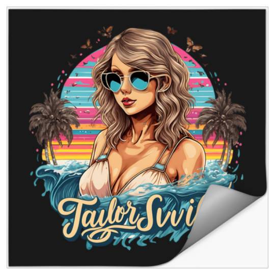 Discover Taylor-Swift-T-Shirt-Design-(2) Stickers