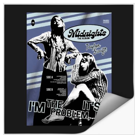 Discover Midnights-Taylor-Swift-) T-Shirt Stickers