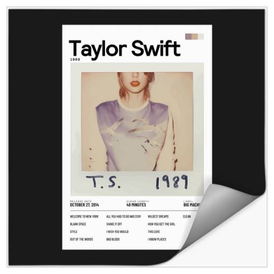 Discover Taylor-Swift---1989 T-Shirt Stickers