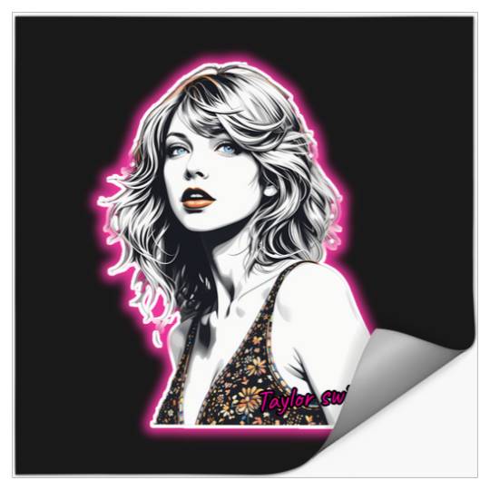 Discover Taylor-Swift-Vector-Style T-Shirt Stickers