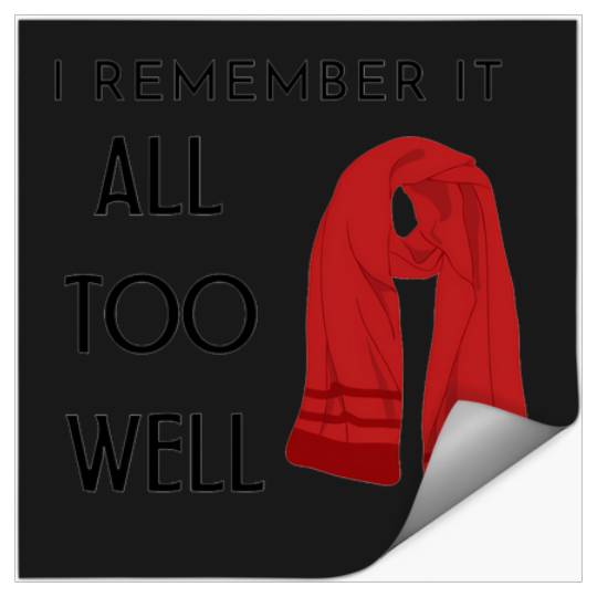 Discover All Too Well - Taylor Red 4731 Stickers