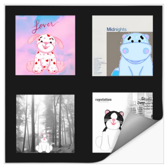 Discover Taylor Webkinz Album Covers 346 Stickers