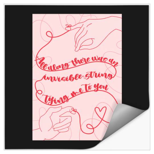 Discover Invisible String Taylor 1911 Stickers