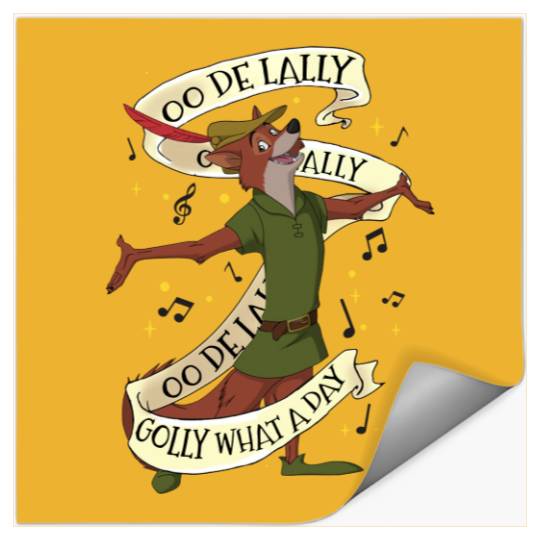 Disney Robin Hood Ooh de Lally Stickers