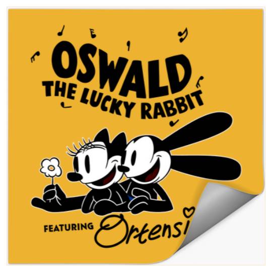 Disney Oswald Stickers, Oswald Classic Lucky Rabbit Stickers, Magic Kingdom Stickers