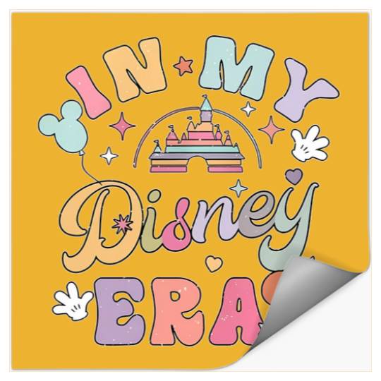 In My Disney Era Stickers, Disney Trip, Disney Castle Stickers