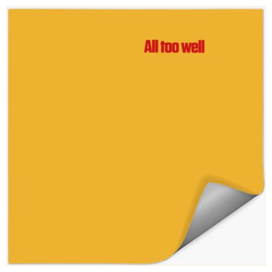 Discover All too well Taylor   (2) Stickers