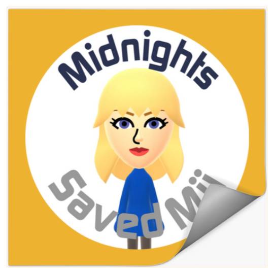 Discover Taylor - Midnights Saved Mii Stickers