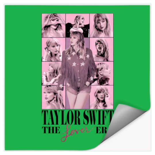Discover Taylor The Eras Tour Concert 2023 Pink Color Stickers