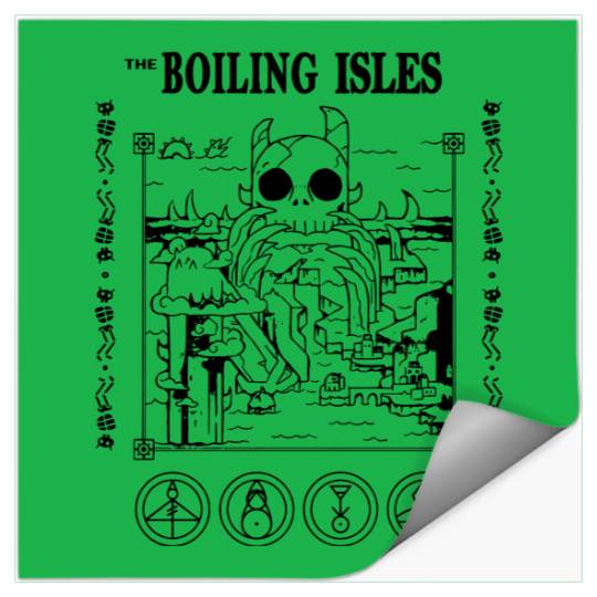 Boiling Isles The owl house Stickers, Disney The Owl House Unisex Classic Te