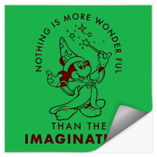 Mickey Stickers, Disney Sorcerer Mickey Stickers, Fantasia Stickers, Disneyland Disney World Stickers