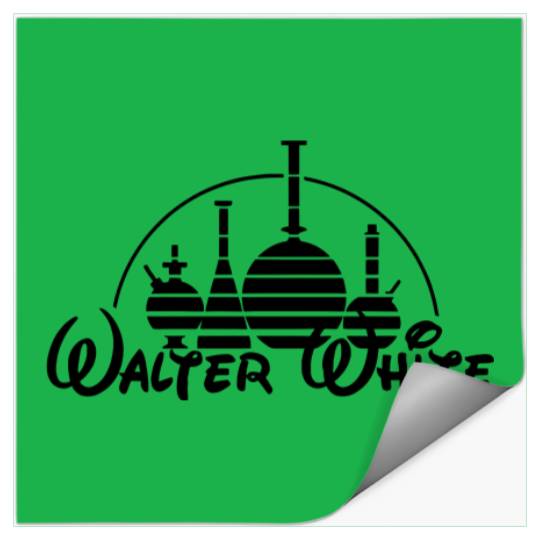 Walter White Disney Breaking Bad Unisex Stickers